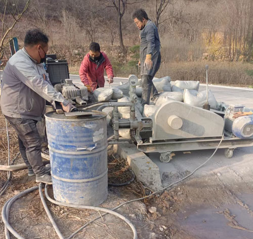 鄂托克路面下沉注浆